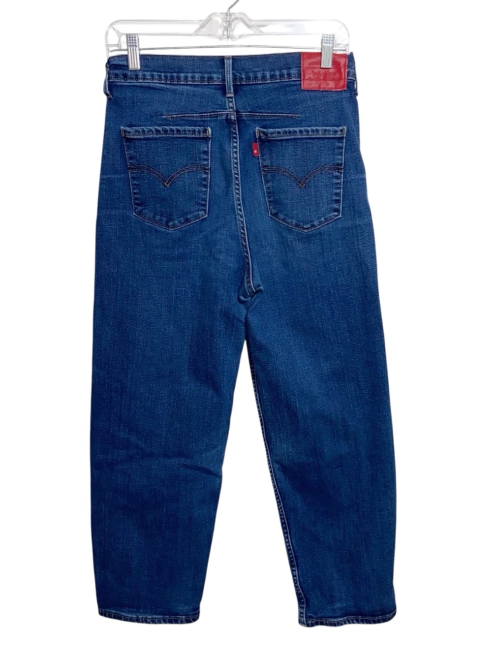 Levi’s Jeans Womens 28X26 Engineered Stretch Denim Red Patch Tag Crop Levi’s